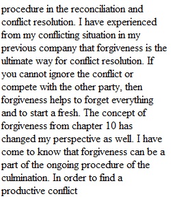 Forgiveness